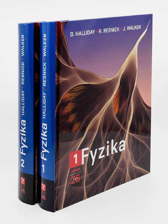 Obálka knihy Fyzika 1, 2    Nové vydání jaro 2025.