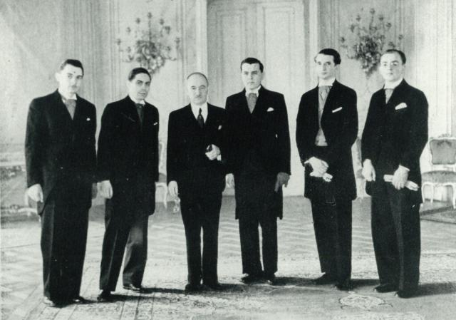 Prezident E. Beneš se studenty brněnské techniky (1937) | Autor: Archiv VUT