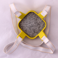 Filter holder with filter properly installed