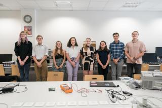 Skupina studentů elektroinženýrství z University of Alabama v plném počtu | Autor: Jan Prokopius