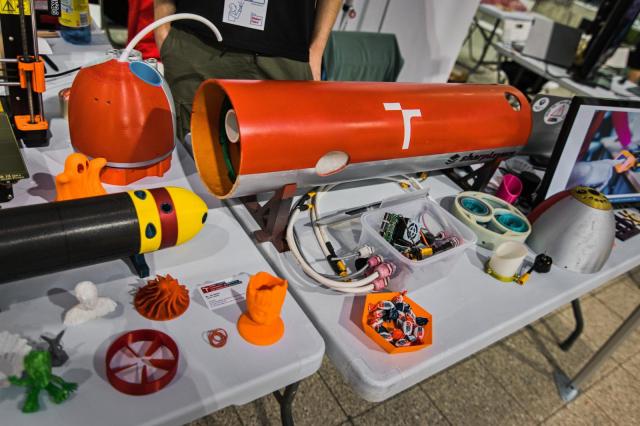 Podvodní dron Argo určený pro průzkum podzemních zatopených prostorů ze strojLAB | Autor: Karel Horák