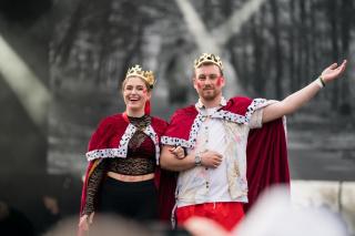 Úspěšný královský pár VUT z Brněnského Majálesu 2023 Patrícia Janigová a Martin Sedláček. Právě teď můžete hlasovat o jejich nástupcích