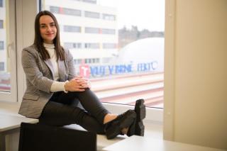 Enikö Vargová chose Biomedical Engineering at FEEC because of the perspective of the field and also because of her visit to the Open Days. | Author: Oto Janoušek