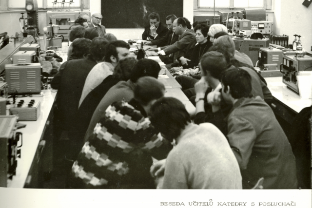 Department of Electrical Engineering, 1969 | Author: BUT archive