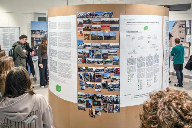Výstava  je k vidění v Galerii mini na Fakultě architektury VUT. | Autor: Karel Poneš
