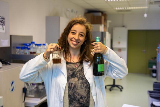 Viola Caminiti: "My goal is to utilize by-products from Prosecco production to create biodegradable polymers." | Author: Archive FCH BUT