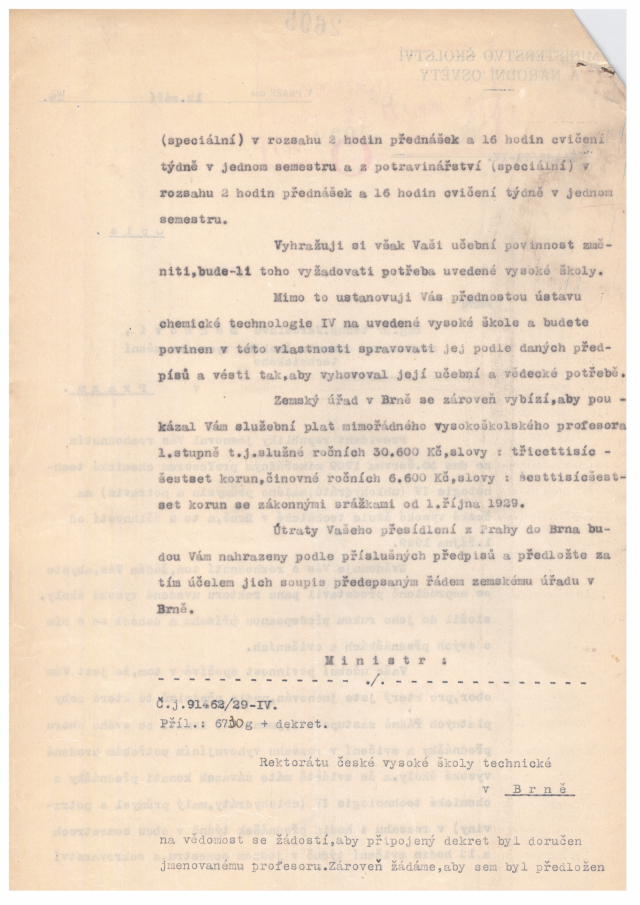 Appointment of Jaroslav Dědek as extraordinary professor, part 2. | Author: BUT Archives