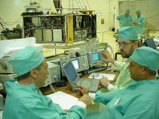 Pre-launch tests of communication systems in Kourou, French Guiana. | Author: M. Kasal archives