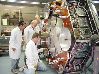 Satellite AMSAT PHASE 3D during integration in Orlando, USA. | Author: M. Kasal archives