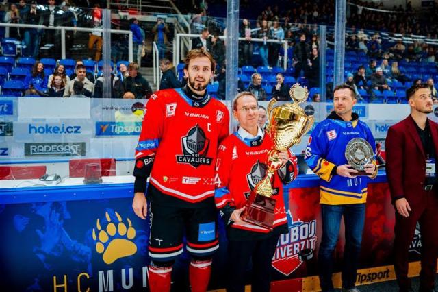 The BUT Cavaliers Brno dominated the ice at the sold-out Winning Group Arena and claimed a thrilling 1–0 victory over HC MUNI. | Author: University Ice Hockey Match