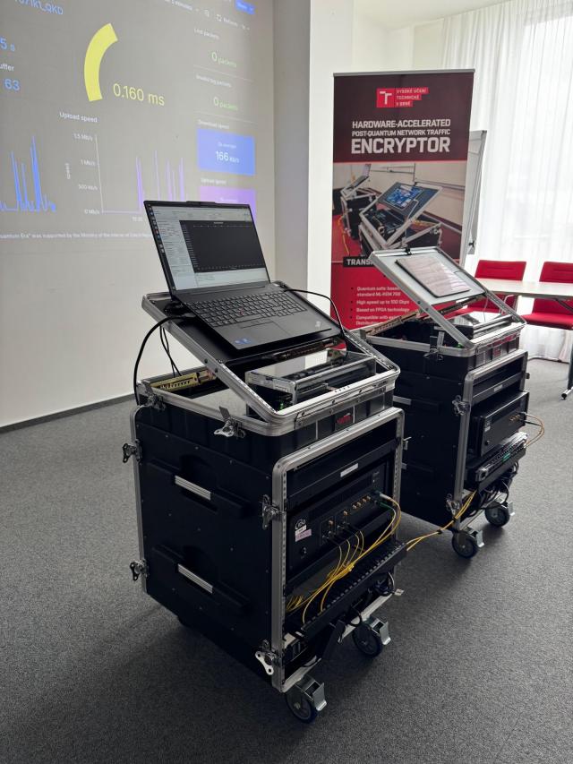 Kvantově odolný šifrátor.  | Autor: Jan Hajný