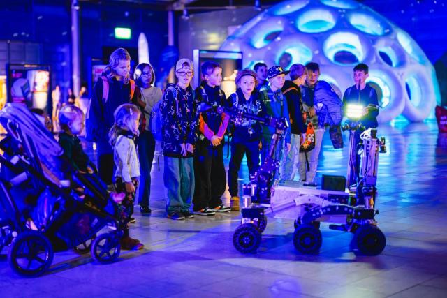 Brno Mars Rover showcased its autonomous space rover. | Author: Jakub Rozboud