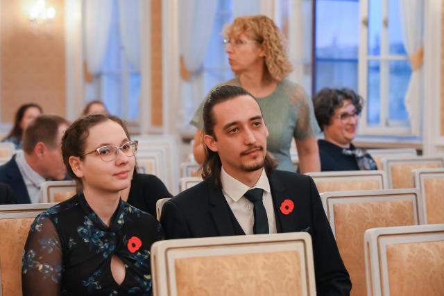 Jan Klíma before the start of the ceremony. | Author: MŠMT