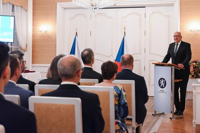 The awards were presented by the Minister of Education Mikuláš Bek. | Author: MŠMT