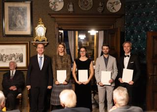 Slavnostní předávání Cen Josefa Hlávky talentovaným vědcům do 33 let. | Autor: poskytla Hlávkova nadace