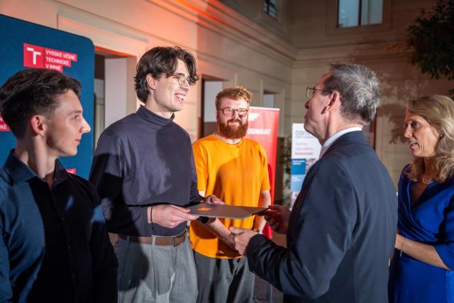 Ocenění finalistů 5. ročníku Ceny podnikavosti studenta VUT. | Autor: Václav Koníček