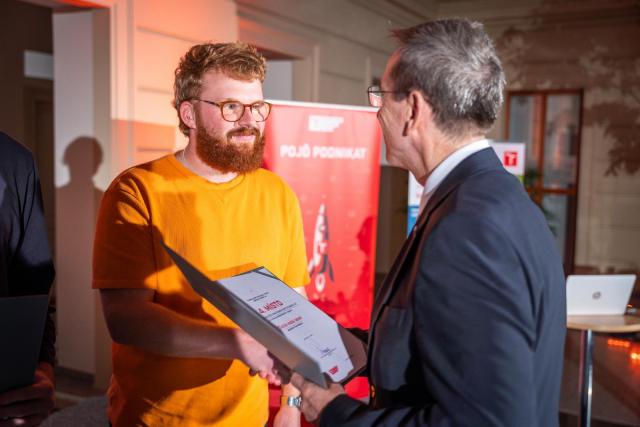 Ocenění finalistů 5. ročníku Ceny podnikavosti studenta VUT. | Autor: Václav Koníček