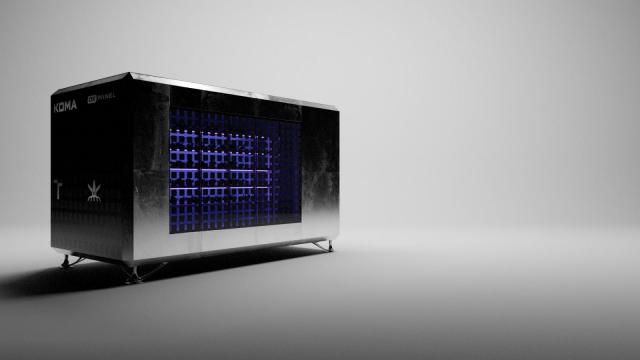 A visualization of the BIOM 1.0 test module, which the start-up is currently building at the BVV Trade Fairs Brno. | Author: BIOM Research Project