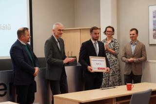 Filip Dušek - výherce soutěže Mladá krev do podnikání 2025 | Autor: Legal Partners