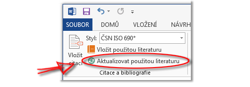 aktualizace použité literatury