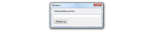 přihlašovací kód